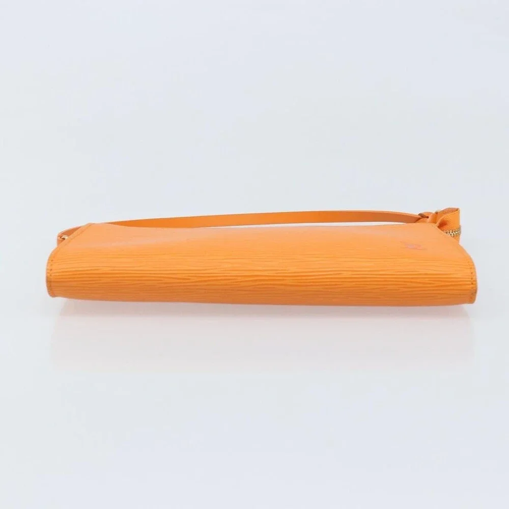 Louis Vuitton Epi Pochette Accessoires Pouch Orange Mandarin